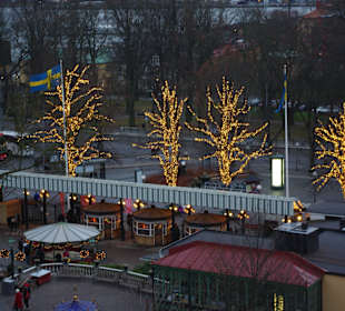 Blick auf Eingang von oben