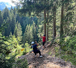 Flying Fox / Klettersteig Riederklamm Gerlos