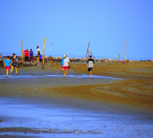 Strand in Bibione Juni 2012