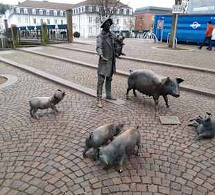 Skulptur De Saublacke in Zweibrücken