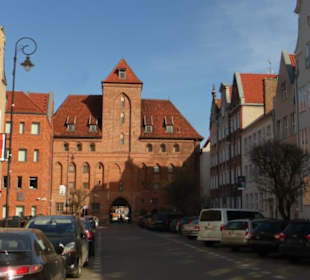 Rückseite vom Krantor, Blick von der Ulica Szeroka