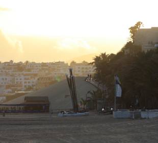 Strand von Jandia, blick auf Morro Jable