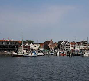 Die Trave am Fischerviertel von Travemünde