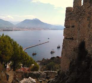 Aussicht auf dem Weg zum Castle