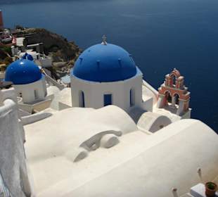 Berühmte Kuppeln von Oia