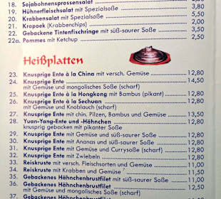 Speisekarte