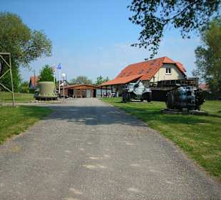 Blick auf den Eingang/ Ausgang