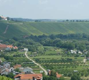 Blick auf Eschendorf und zur Vogelsburg