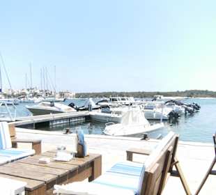 Terrasse am Hafen