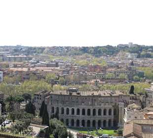 Blick Richtung Tiber und Trastevere