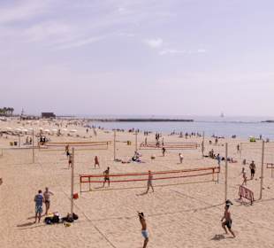 Strand am Olympia-Hafen ca. 15 Fußmin entfernt