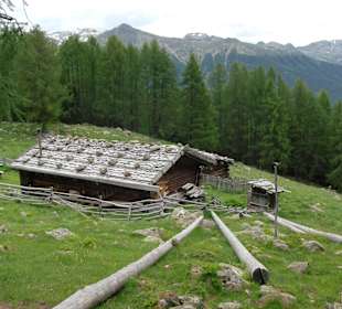 Malga Pfandl metri 1838