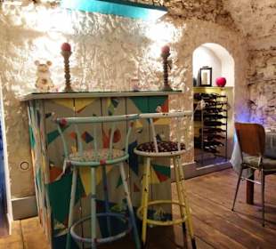 Gastraum des Restaurants L'Aoutée 