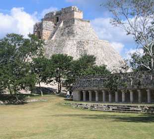 Schöner Blick auf die Pyramide