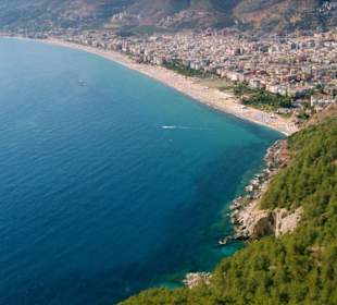 Blick auf Alanya