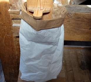 Auffang für das Mehl