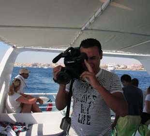 Kameramann beim Ausflug mit 1/2 Fly