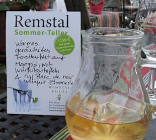 Remstal Sommer-Teller mit Wein