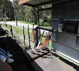 Weiche stellen wie vor 100 Jahren