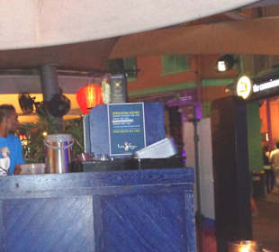 Theke im Außenbereich