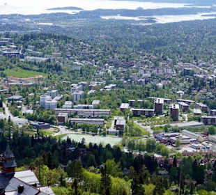 Blick von der Holmenkollenschanze