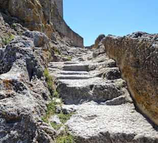 Rundgang durch die Burg Quéribus