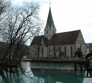 Kirche am Blautopf in Blaubeuren