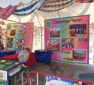 Ausstellung verschiedener Sehenswürdigkeiten