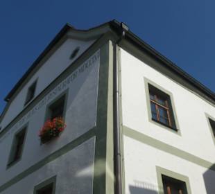 Blick zum Alten Rathaus von Bad Kötzting