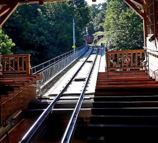 Fahrt mit der Königstuhlbahn
