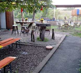 Paulas Biergarten in Paulengrund bei Brücken