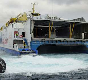 Hafen Morro Jable Ankunft von Las Palmas