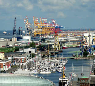 Blick nach Norden vom Radarturm