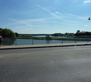 Blick von der Oderbrücke