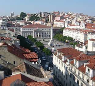 Blick vom Elevator auf die Stadt