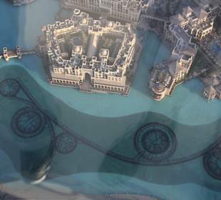 Blick auf den "Fountain" und den Souk!