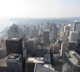 Hoch über Seattle in der 73.Etage Columbia Tower