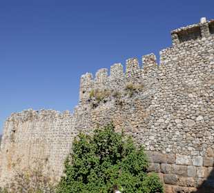 Teil der Burg, Ostseite Alanya