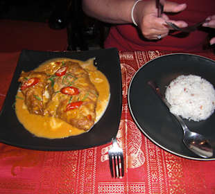 Red Snepper Curry bei Free Travel Samui