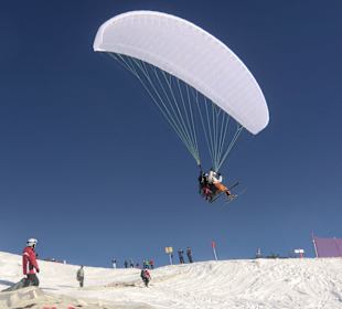 Start in Finkenberg von 2095 m