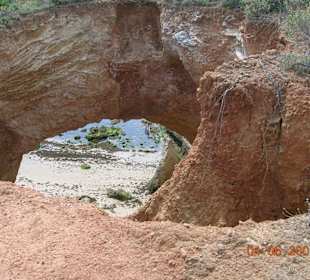 Klippenlandschaft Nähe Praia do Vau
