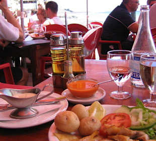 Restaurant direkt am Strand
