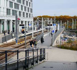 An diesem Budapester Platz kommen sie mit UBahn an