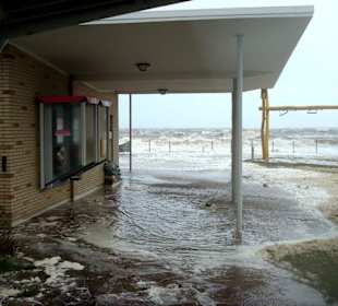 Sturmflut in Cuxhaven