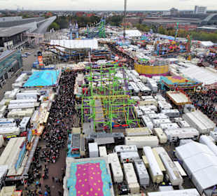 Der Freimarkt 2018 aus Vogelperspektive