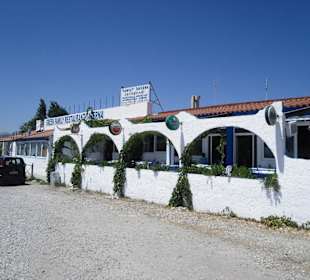 Sicht aus Richtung Strand