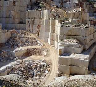 Impressionen aus den Marmorsteinbrüchen