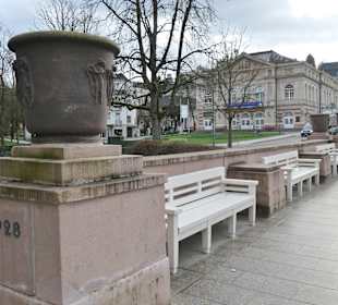 Die Reinhard-Fieser-Brücke (Oos-Fußgängerbrücke)
