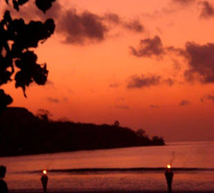 Sonnenuntergang am Strand