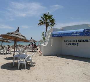 Pausenstation beim Strandspaziergang